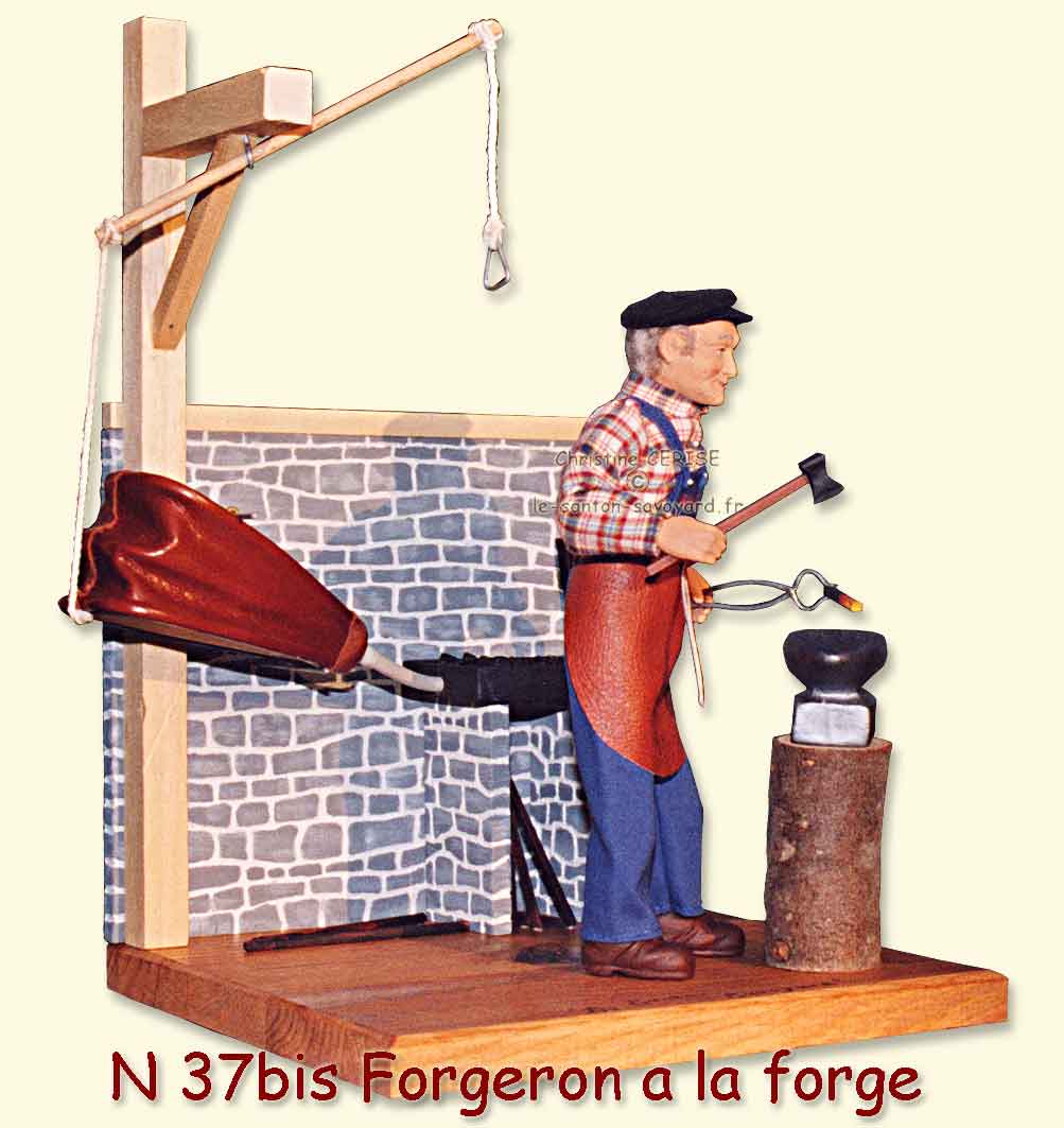 N°37bis Forgeron à la forge
